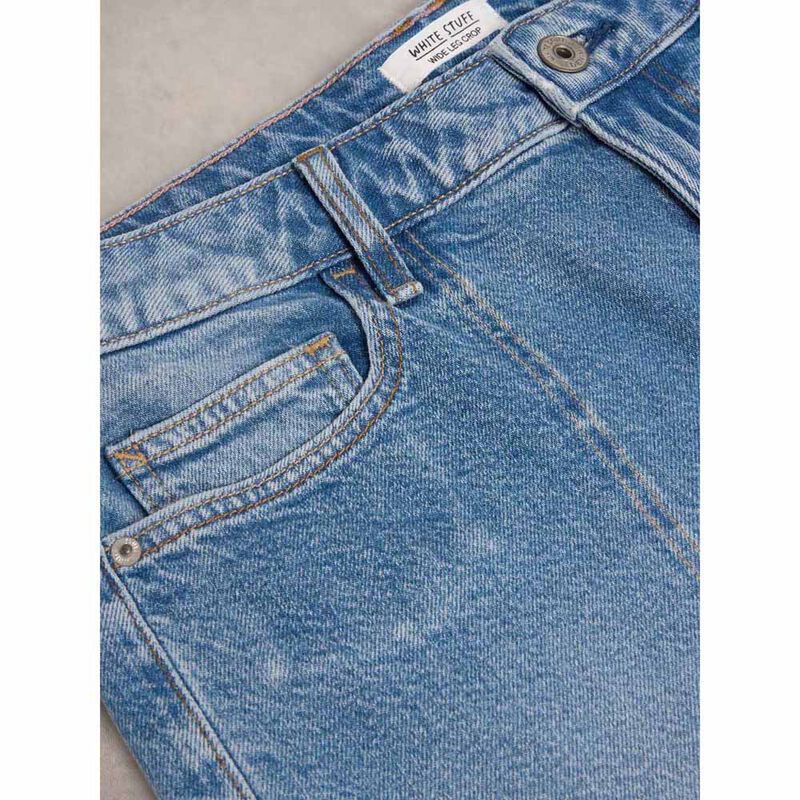 White Stuff Tia Wide Leg Crop Jean image number 10